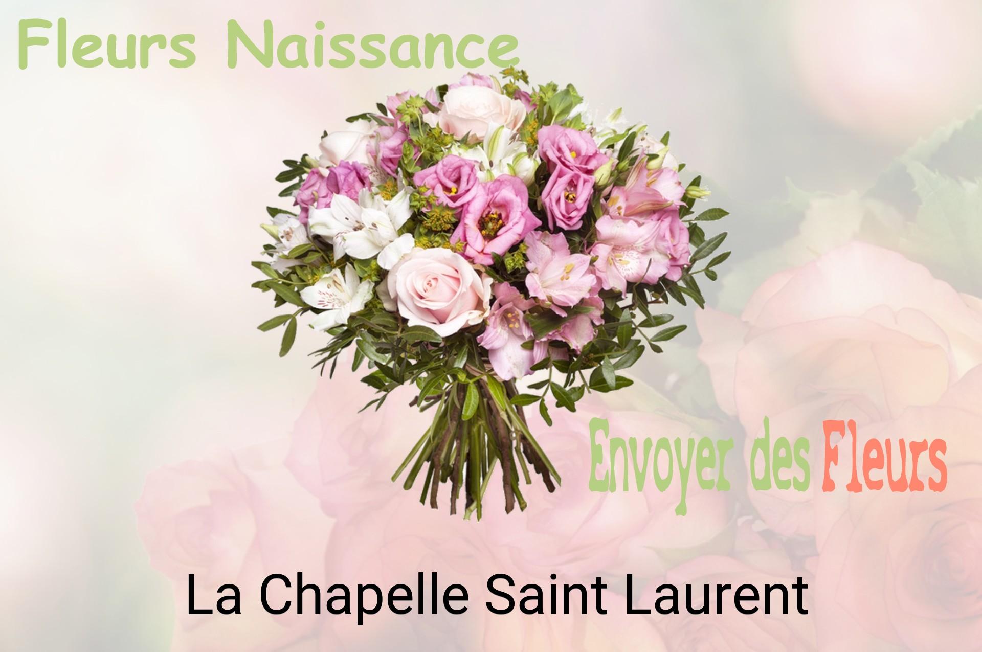 Bouquet de fleurs de naissance livré à La Chapelle-Saint-Laurent